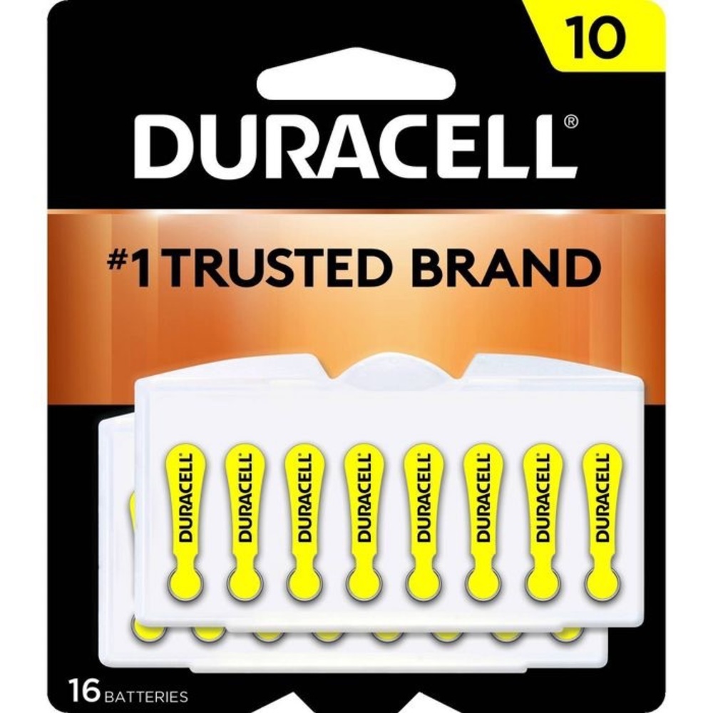 Duracell DA10B8ZM Hearing Aid Batteries - Set of 16 Best Before 2023